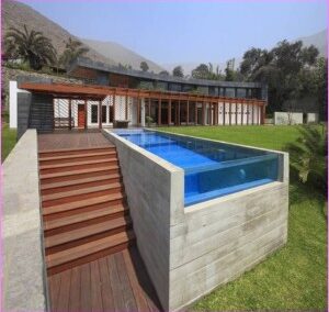 decking for swimming polls