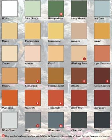 Stamped Concrete Colours